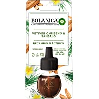 Los mejores  - Botanica By Air Wick Recâmbios de Ambientador Eléctrico- Esencia para Casa con Aroma a Vetiver Caribeño y Sándalo- 80…